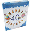 メール便可★ミニブック ４０歳のHappy Birthday!