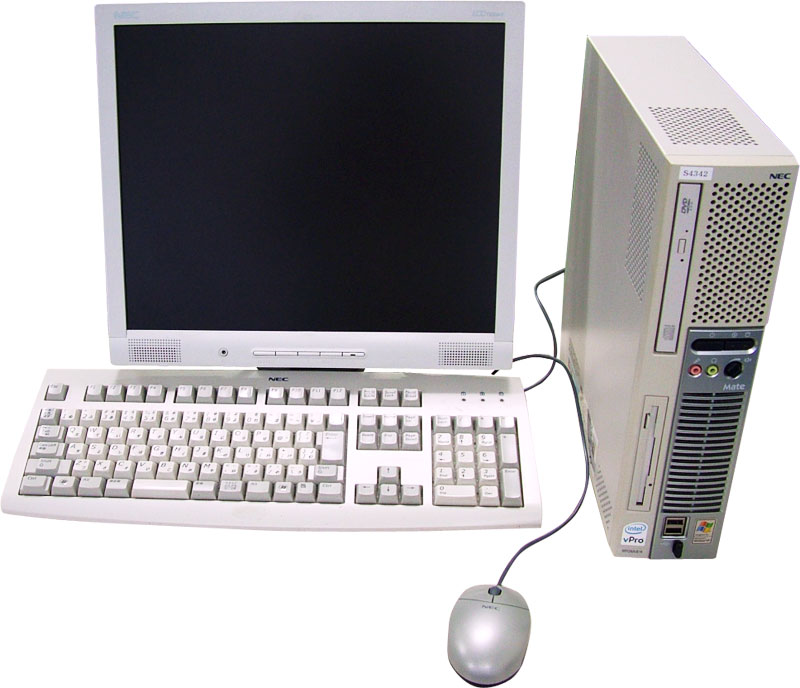 Office2007付き！NECデスクトップパソコン 業務用リユース 