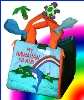 ハワイアン・アクティビティーバッグ★カラフルで可愛い布製お遊びバッグ